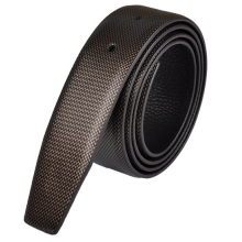 Men formal leather belt strap no buckle